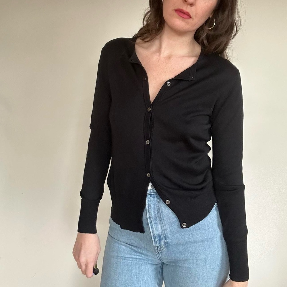 Vintage silk cardigan by banana republic